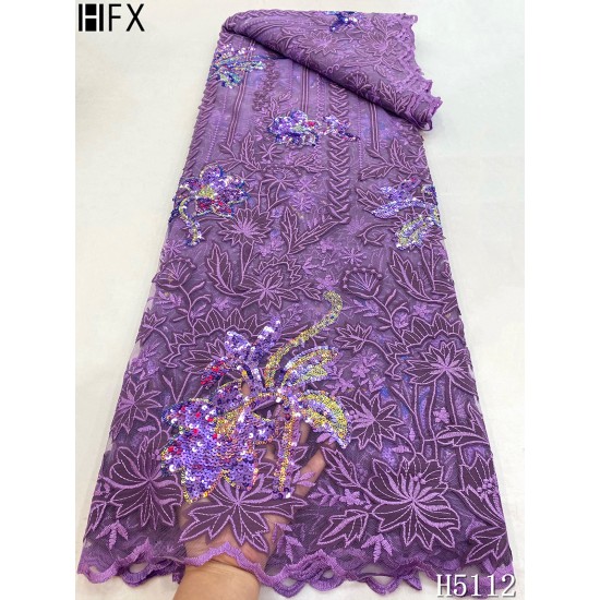 HFX black Sequin African Lace 5 Yards French Net Luxury Embroidery Nigerian Celebration Elegant Inspired Fabric 2021 dress HFX black Sequin African Lace 5 Yards French Net Luxury Embroidery Nigerian Celebration Elegant Inspired Fabric 2021 dress