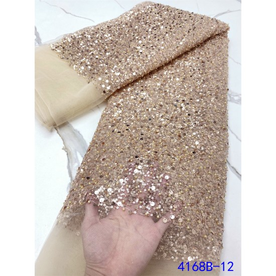 XIYA French 3d beads Lace Fabric 2021 High Quality Embroidery African Net Laces Nigerian Tulle Fabrics In Purple 4168B XIYA French 3d beads Lace Fabric 2021 High Quality Embroidery African Net Laces Nigerian Tulle Fabrics In Purple 4168B