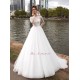 Julia Kui Vestidos de Novia Vintage Princess A Line Wedding Dress High Quality Beaded Pearls Crystals Long Sleeve Bride Dress Julia Kui Vestidos de Novia Vintage Princess A Line Wedding Dress High Quality Beaded Pearls Crystals Long Sleeve Bride Dress