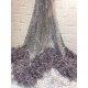 (5yards/pc) High quality green sequins French net lace fabric with feathers luxury African party tulle lace FXZ027 (5yards/pc) High quality green sequins French net lace fabric with feathers luxury African party tulle lace FXZ027