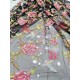 Beautiful multi-color thread embroidered French mesh tulle lace African Nigerian fabric suitable for women's even Beautiful multi-color thread embroidered French mesh tulle lace African Nigerian fabric suitable for women's even