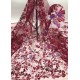 The latest high-quality sequin fabric sequin embroidery French mesh tulle Nigeria lace fabric is design wedding/party dresses The latest high-quality sequin fabric sequin embroidery French mesh tulle Nigeria lace fabric is design wedding/party dresses