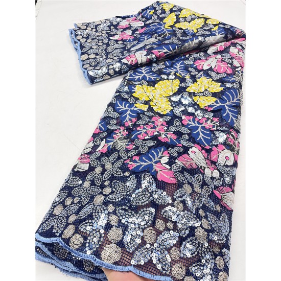 XIYA Lace Fabric Ankara Print Wax With Mesh Lace Mix Nigeria French Tulle Beautiful African Lace Fabric High Quality 3879B XIYA Lace Fabric Ankara Print Wax With Mesh Lace Mix Nigeria French Tulle Beautiful African Lace Fabric High Quality 3879B