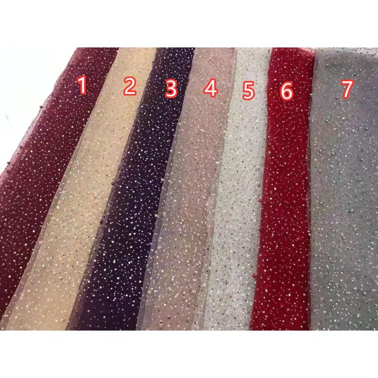 Rhinestone Bubble Beads Tulle Lace Fabric French mesh lace Nigeria lace fabric ladies dresses/party dress wedding design Rhinestone Bubble Beads Tulle Lace Fabric French mesh lace Nigeria lace fabric ladies dresses/party dress wedding design