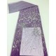 (5yards/pc) High quality gradient purple African party tulle lace with tube beads and sequins embroidery French net lace (5yards/pc) High quality gradient purple African party tulle lace with tube beads and sequins embroidery French net lace