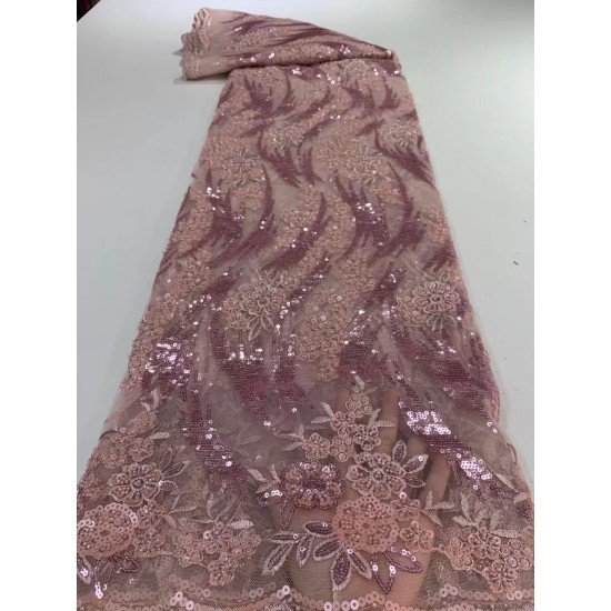 African Lace Fabric With Sequins white 2021 French Lace Fabric Embroidery Nigerian Tulle Lace For Party Dress African Lace Fabric With Sequins white 2021 French Lace Fabric Embroidery Nigerian Tulle Lace For Party Dress
