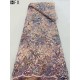 HFX Latest African Embroidery Tulle Lace Fabric 2021 High Quality French Lace Luxury Sequins Mesh Fabric For Wedding Dress HFX Latest African Embroidery Tulle Lace Fabric 2021 High Quality French Lace Luxury Sequins Mesh Fabric For Wedding Dress