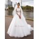 Julia Kui Vestidos de Novia Vintage Princess A Line Wedding Dress High Quality Beaded Pearls Crystals Long Sleeve Bride Dress Julia Kui Vestidos de Novia Vintage Princess A Line Wedding Dress High Quality Beaded Pearls Crystals Long Sleeve Bride Dress