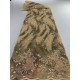 New African lace fabric 2021 high quality Gold Line lace fabric Latest French Cord lace fabric with Sequins for Wedding New African lace fabric 2021 high quality Gold Line lace fabric Latest French Cord lace fabric with Sequins for Wedding