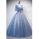 Fashion V-neck Quinceanera Dresses Vestidos Quinceanera 2021 Tulle Lace Appliques Flower Princess Gowns For Graduation Party Fashion V-neck Quinceanera Dresses Vestidos Quinceanera 2021 Tulle Lace Appliques Flower Princess Gowns For Graduation Party