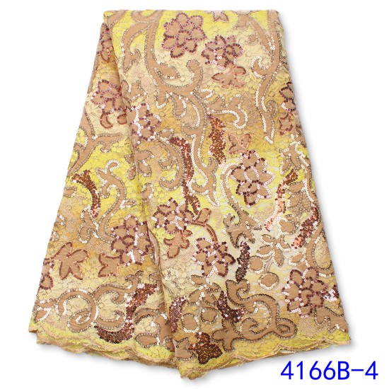 NI.AI Sequins Tissue lace Fabric Emerald Pink Color 2021 African Mesh Wedding Good Price for Dress 4166B NI.AI Sequins Tissue lace Fabric Emerald Pink Color 2021 African Mesh Wedding Good Price for Dress 4166B