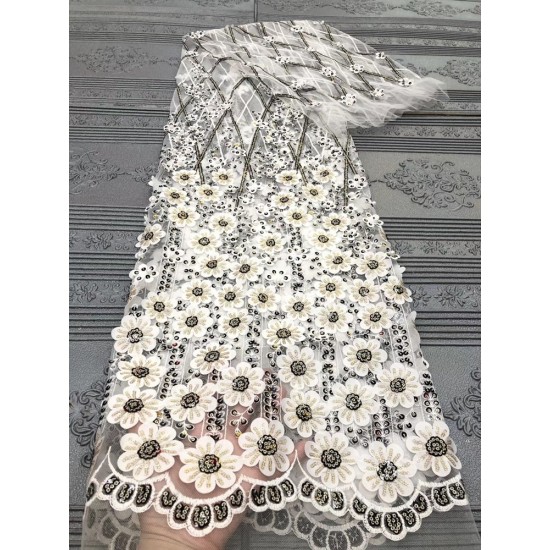 Beauty classic design french lace sequins embroidery tulle lace wedding party dress DIY tulle laces net lace fabric Beauty classic design french lace sequins embroidery tulle lace wedding party dress DIY tulle laces net lace fabric
