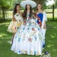 Luxury Beaded White Embroidery Quinceanera Dresses Damas Vestidos de Fiesta Off The Shoulder Corset Back Sweet 16 Dress Luxury Beaded White Embroidery Quinceanera Dresses Damas Vestidos de Fiesta Off The Shoulder Corset Back Sweet 16 Dress
