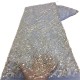 2021 African Sequins Lace Fabric Handmade Sequin Lace Fabric Embroidery French Lace Fabrics For Wedding Evening Party Dress 2021 African Sequins Lace Fabric Handmade Sequin Lace Fabric Embroidery French Lace Fabrics For Wedding Evening Party Dress