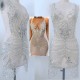 Super Large Silver Luxury Rhinestone Bodice Crystal Applique Heavy Bead Handmade Bodice Patch Haute Couture Prom Bridal Super Large Silver Luxury Rhinestone Bodice Crystal Applique Heavy Bead Handmade Bodice Patch Haute Couture Prom Bridal
