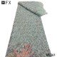 HFX Luxury African Sequins Lace Fabrics 2021 High Quality Embroidered French Tulle Lace Fabrics For Wedding Party Dress HFX Luxury African Sequins Lace Fabrics 2021 High Quality Embroidered French Tulle Lace Fabrics For Wedding Party Dress