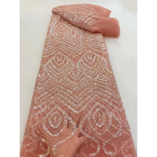 Handmade Lace African French Lace Fabric Sequins High Quality Beaded Ghana Lace For Nigerian Lace Fabrics For Party Dress Handmade Lace African French Lace Fabric Sequins High Quality Beaded Ghana Lace For Nigerian Lace Fabrics For Party Dress