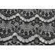 10 yards black Lace Fabric with pattern, Eyelash Design 10 yards black Lace Fabric with pattern, Eyelash Design