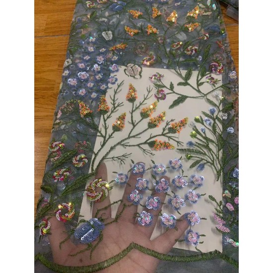 Luxury African Hard Yarn Lace Hand Cut African Lace Fabric Beautiful Nigerian Clothing Sewn Lace Fabric with many sequins Luxury African Hard Yarn Lace Hand Cut African Lace Fabric Beautiful Nigerian Clothing Sewn Lace Fabric with many sequins