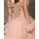 Fashion Gentlewoman Prom Dress Strapless V-Neck Cut-Out See-Through Top Layered Puffy Tulle Floor Length Pageant Dress Fashion Gentlewoman Prom Dress Strapless V-Neck Cut-Out See-Through Top Layered Puffy Tulle Floor Length Pageant Dress