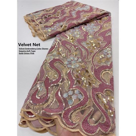 XIYA Nigerian Lace Fabric 2021 Latest High Quality RED Velvet Lace Fabric Embroidered Tulle African Sequins Lace 4069B XIYA Nigerian Lace Fabric 2021 Latest High Quality RED Velvet Lace Fabric Embroidered Tulle African Sequins Lace 4069B
