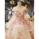 Light Pink Quinceanera Dress 2021 V-neck Cap Sleeves 3D Flower Lace Up Party Princess Sweet 16 Ball Gown Vestidos De 15 Años Light Pink Quinceanera Dress 2021 V-neck Cap Sleeves 3D Flower Lace Up Party Princess Sweet 16 Ball Gown Vestidos De 15 Años