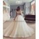 Vestido de Noiva Manga Longa Sexy Wedding Dresses Long Sleeve lace Bride Dress Illusion Princess Wedding Gowns Shiny Tulle Vestido de Noiva Manga Longa Sexy Wedding Dresses Long Sleeve lace Bride Dress Illusion Princess Wedding Gowns Shiny Tulle