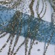 Fashion Ice Blue Gorgeous Shining Gold Glitter Sequence Mesh Sequin Lace Fabric for Evening Dress Swiss Voile Net Laces Fashion Ice Blue Gorgeous Shining Gold Glitter Sequence Mesh Sequin Lace Fabric for Evening Dress Swiss Voile Net Laces