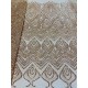 New exquisite heart-shaped solid color sequins + bead tube tulle lace, suitable for fashionable ladies' skir New exquisite heart-shaped solid color sequins + bead tube tulle lace, suitable for fashionable ladies' skir