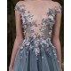 Paolo Sebastian Lace Prom Dresses Sheer Plunging Neckline Appliqued Party Gowns Cheap Sweep Train Tulle Beads Evening Gowns Paolo Sebastian Lace Prom Dresses Sheer Plunging Neckline Appliqued Party Gowns Cheap Sweep Train Tulle Beads Evening Gowns
