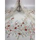 fashionable tulle embroidery french net lace fabric Cyndi-61.6820 with beads for party dress fashionable tulle embroidery french net lace fabric Cyndi-61.6820 with beads for party dress