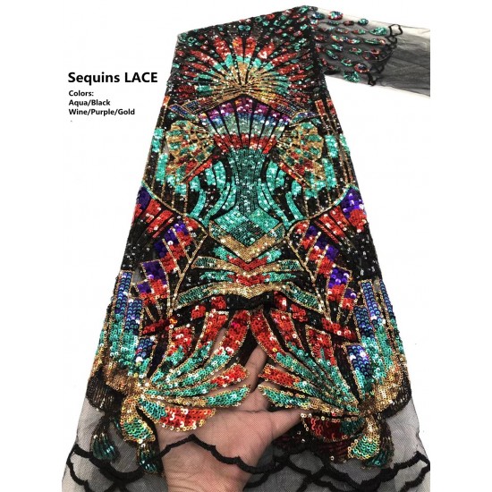 XIYA Green Lace Fabric 2021 High Quality Lace Nigerian Lace Fabric For Women Dress African Tulle Lace With Sequins NI4684 XIYA Green Lace Fabric 2021 High Quality Lace Nigerian Lace Fabric For Women Dress African Tulle Lace With Sequins NI4684