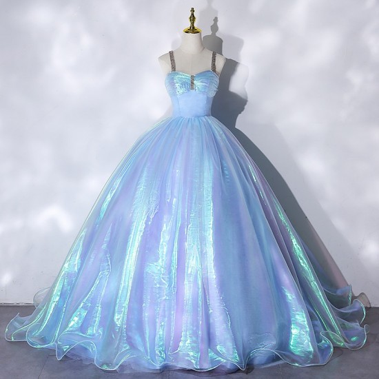 Fluorescent Blue Quinceanera Dresses 2021 Party Dress Classic Sweetheart Prom Dress Luxury Ball Gown Robe De Bal Vestidos Fluorescent Blue Quinceanera Dresses 2021 Party Dress Classic Sweetheart Prom Dress Luxury Ball Gown Robe De Bal Vestidos