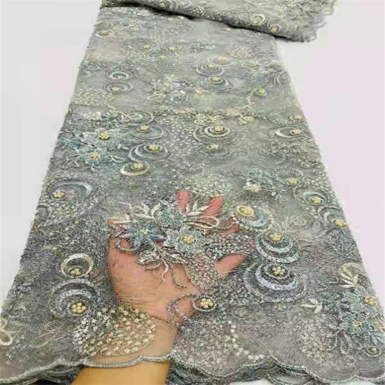 African Lace Fabric dark green Tulle Lace High Quality Embroidery Nigerian French Exquisite Lace Fabric for Christmas Dress African Lace Fabric dark green Tulle Lace High Quality Embroidery Nigerian French Exquisite Lace Fabric for Christmas Dress
