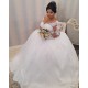 Plus size Lace Appliques Wedding Dresses Long Sleeves Lace Up Back Wedding Gowns Bride Dresses robe de mariee Plus size Lace Appliques Wedding Dresses Long Sleeves Lace Up Back Wedding Gowns Bride Dresses robe de mariee