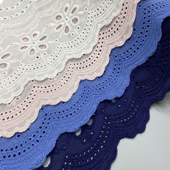 21CM Hot Sale Embroidery Cotton Lace Trim Ribbon for Handmade Cloth Border Guipure Webbing 21CM Hot Sale Embroidery Cotton Lace Trim Ribbon for Handmade Cloth Border Guipure Webbing