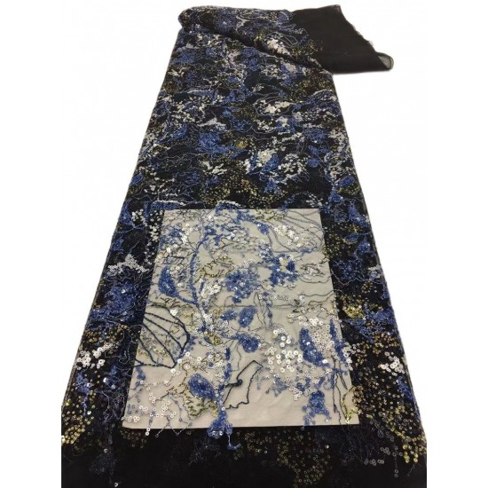 Sparkly Sequins Tulle Lace Latest African Fabric Nigerian French Material With Shinny for Party or Fashion Dress Sparkly Sequins Tulle Lace Latest African Fabric Nigerian French Material With Shinny for Party or Fashion Dress