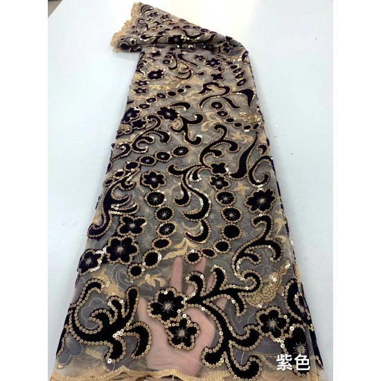 Navy Blue Swiss Voile African French Net Velvet Sequins Lace Fabric High Quality Mesh Tulle Lace Embroidery Sequence Dress Navy Blue Swiss Voile African French Net Velvet Sequins Lace Fabric High Quality Mesh Tulle Lace Embroidery Sequence Dress