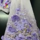 3D Flower Lace Fabric with Beads Embroidery Pink Color Elegant French Nigerian Latest Design Style High Quality 3D Flower Lace Fabric with Beads Embroidery Pink Color Elegant French Nigerian Latest Design Style High Quality