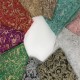 New French Floral Pattern Guipure Mesh African Sequins Net Lace Fabric 5 Yards Glitter Tulle for Wedding Dress Multi Colors New French Floral Pattern Guipure Mesh African Sequins Net Lace Fabric 5 Yards Glitter Tulle for Wedding Dress Multi Colors