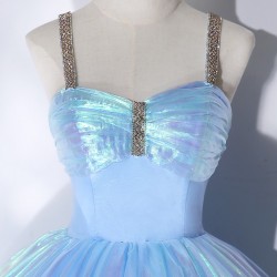 Fluorescent Blue Quinceanera Dresses 2021 Party Dress Classic Sweetheart Prom Dress Luxury Ball Gown Robe De Bal Vestidos