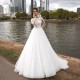 Julia Kui Vestidos de Novia Vintage Princess A Line Wedding Dress High Quality Beaded Pearls Crystals Long Sleeve Bride Dress Julia Kui Vestidos de Novia Vintage Princess A Line Wedding Dress High Quality Beaded Pearls Crystals Long Sleeve Bride Dress