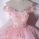 Pink Quinceanera Dresses 2021 Party Dress Off The Shoulder Luxury Lace Prom Dress Classic Ball Gown Customize Vestidos Pink Quinceanera Dresses 2021 Party Dress Off The Shoulder Luxury Lace Prom Dress Classic Ball Gown Customize Vestidos
