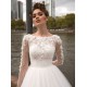Julia Kui Vestidos de Novia Vintage Princess A Line Wedding Dress High Quality Beaded Pearls Crystals Long Sleeve Bride Dress Julia Kui Vestidos de Novia Vintage Princess A Line Wedding Dress High Quality Beaded Pearls Crystals Long Sleeve Bride Dress