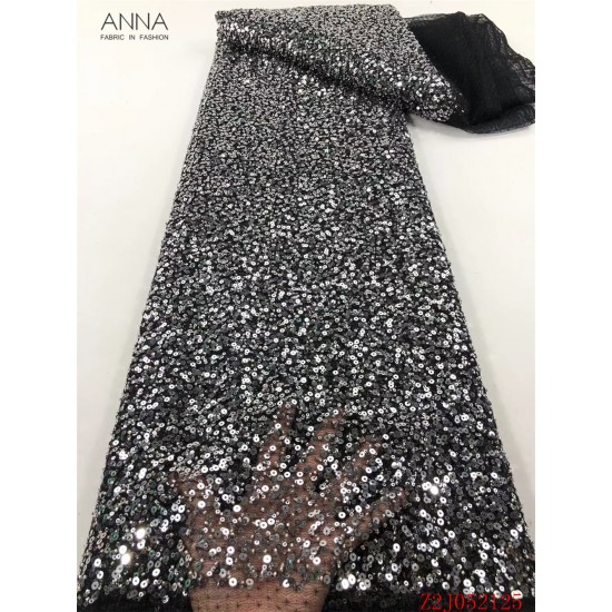 Anna black french sequins and handmade beaded lace fabric for sewing wedding dress african fabric for women party dress Anna black french sequins and handmade beaded lace fabric for sewing wedding dress african fabric for women party dress