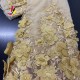 3D Flower Lace Fabric with Beads Embroidery Pink Color Elegant French Nigerian Latest Design Style High Quality 3D Flower Lace Fabric with Beads Embroidery Pink Color Elegant French Nigerian Latest Design Style High Quality