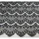 10 yards black Lace Fabric with pattern, Eyelash Design 10 yards black Lace Fabric with pattern, Eyelash Design