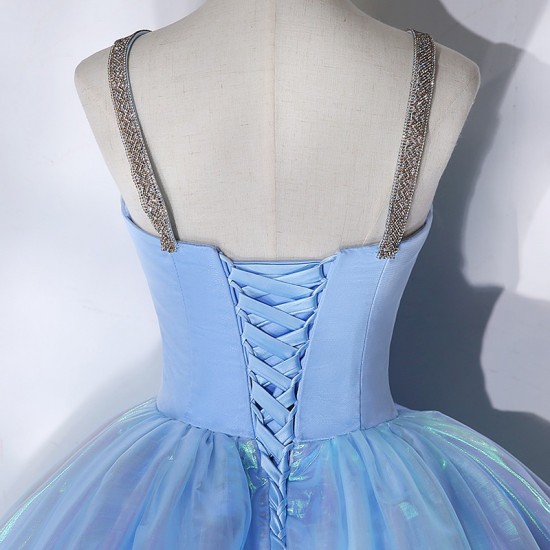 Fluorescent Blue Quinceanera Dresses 2021 Party Dress Classic Sweetheart Prom Dress Luxury Ball Gown Robe De Bal Vestidos Fluorescent Blue Quinceanera Dresses 2021 Party Dress Classic Sweetheart Prom Dress Luxury Ball Gown Robe De Bal Vestidos