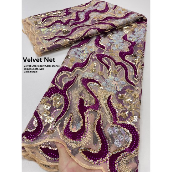 XIYA Nigerian Lace Fabric 2021 Latest High Quality RED Velvet Lace Fabric Embroidered Tulle African Sequins Lace 4069B XIYA Nigerian Lace Fabric 2021 Latest High Quality RED Velvet Lace Fabric Embroidered Tulle African Sequins Lace 4069B