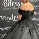 Gothic Black Wedding Dresses Ball Gown Off the Shoulder Short Sleeve Beading Lace Corset Back Vestidos de Novia Bridal Gowns Gothic Black Wedding Dresses Ball Gown Off the Shoulder Short Sleeve Beading Lace Corset Back Vestidos de Novia Bridal Gowns